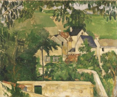 Quartier Four, Auvers-sur-Oise door Paul Cézanne